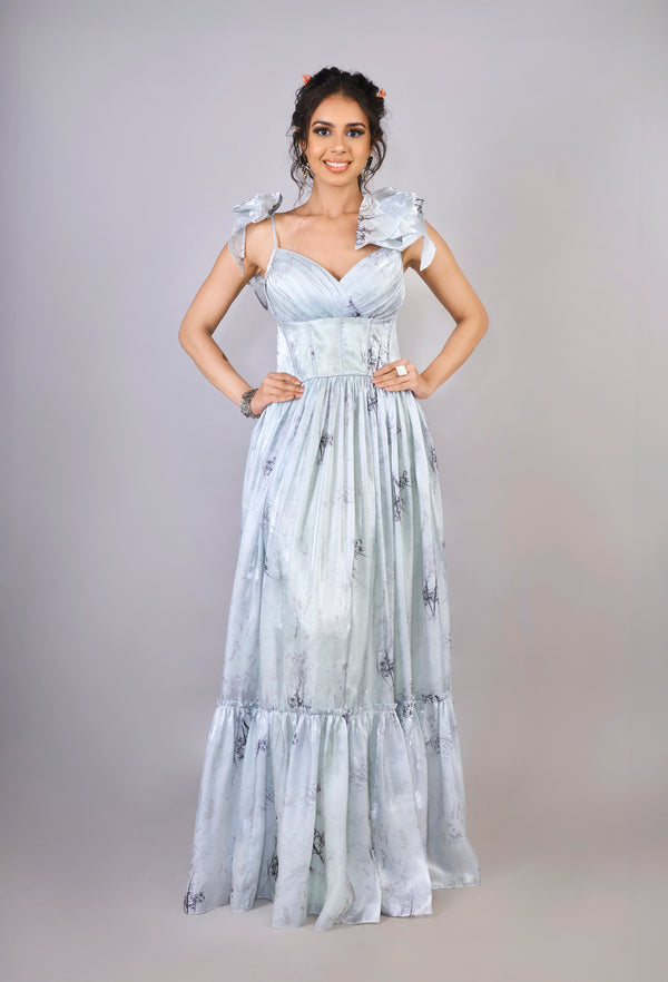 Pistachio green gown