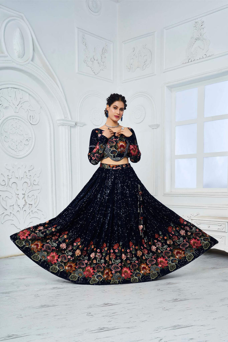 Galaxy Floral ( Lehenga )