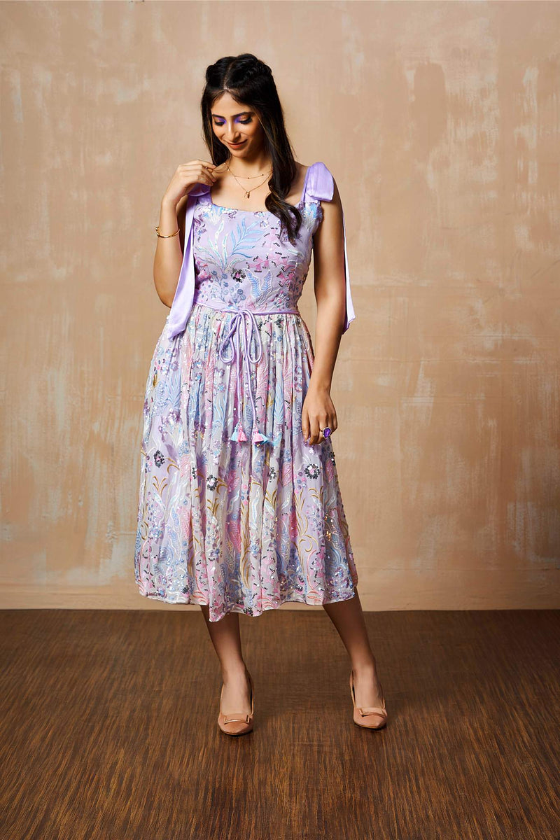 Light Lavender Brunch Dress