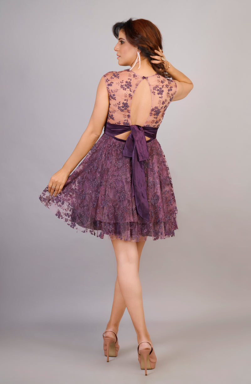 Very Dark Grape Dress